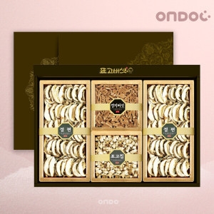 온도씨 표고버섯 장생4호 선물세트 절편,표고칩,영지표고버섯칩