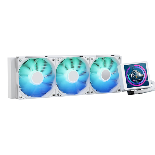 앱코 포세이돈 P360L LCD ARGB 디스플레이 (화이트)_이미지
