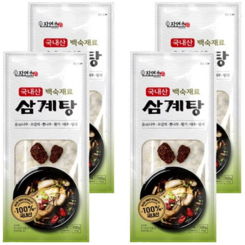 자연초 삼계탕 100g (4개)