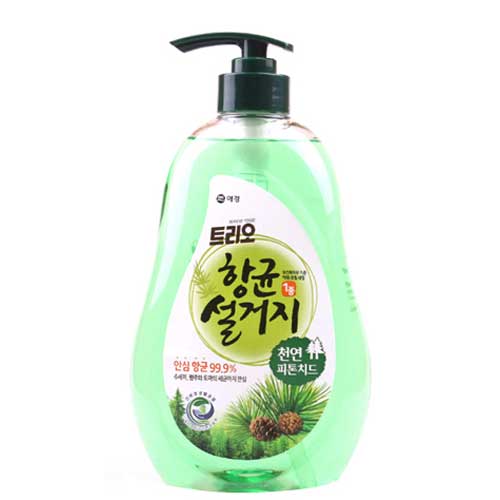 트리오 항균설거지 피톤치드 750ml (4개)_이미지