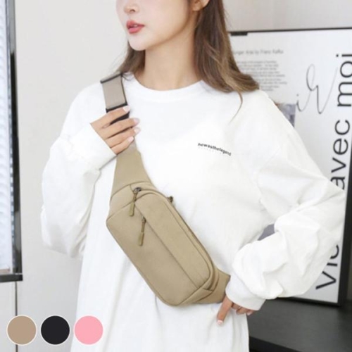 이스트팩 가방 힙색 여행 커플 웨 코디 허리색 패션 WFKV1JJ