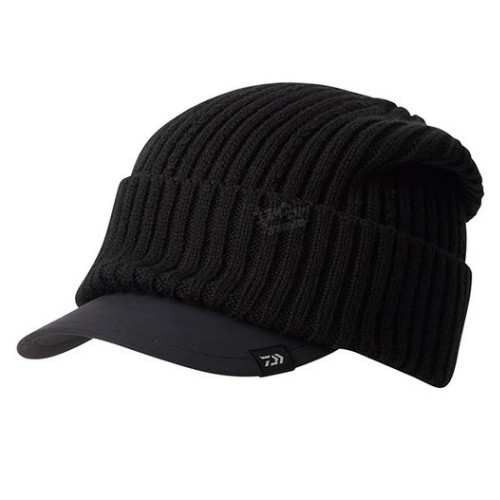 다이와 챙 니트 캡 블랙 DC-9324W_이미지