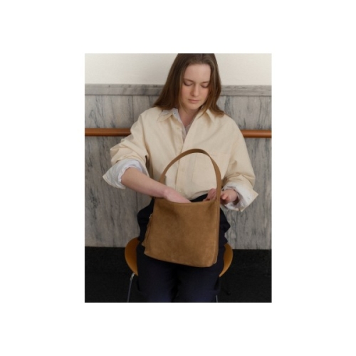 로서울 Mini pulpy hobo bag Suede (Beige)_이미지