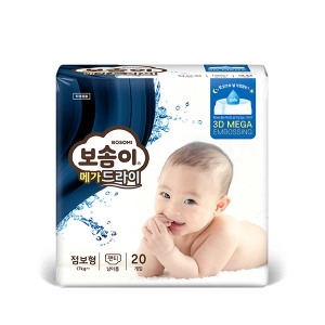 보솜이 메가드라이 팬티형 점보형-남아용 (20매)_이미지