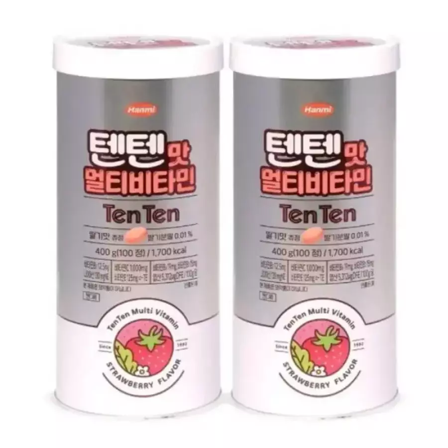 한미약품 텐텐맛 멀티비타민 4g 100정 (2개)
