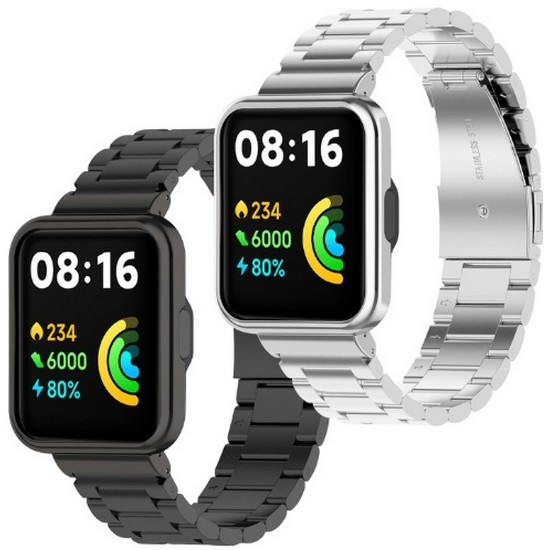  더조은셀러 샤오미 레드미 미워치2 라이트 메탈체인 스트랩