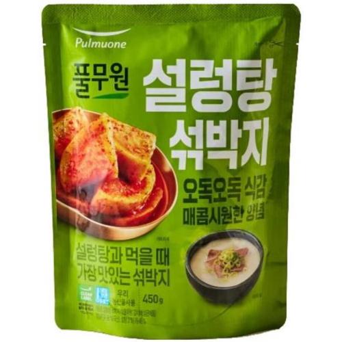 풀무원 설렁탕 섞박지 450g