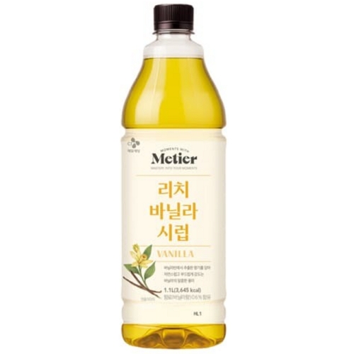 메티에 리치 바닐라 시럽 1100ml (2개)_이미지