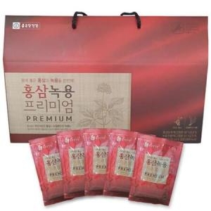 종근당건강 종근당건강 홍삼 녹용 프리미엄 선물세트 30포 (4개)_이미지