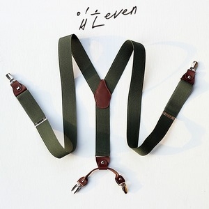 [불명] 입은 even 아버지 선물용 솔리드 서스펜더 카키_이미지
