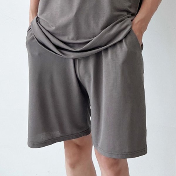 여름 운동 마실 산책 회색 집 쿨 반바지 WFE0B6C