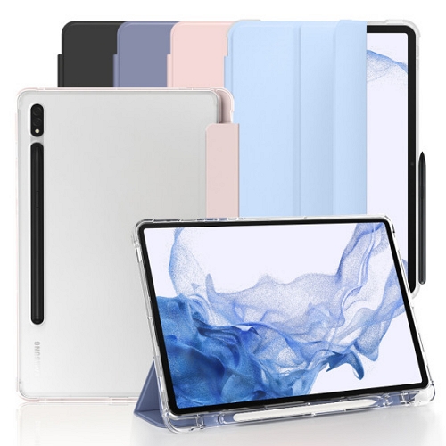 갤럭시탭S8 S펜 수납 퓨전쉴드 스마트 북커버 케이스