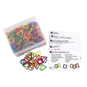 EDX 모양링크 활동세트360피스 고리블럭 링크블럭