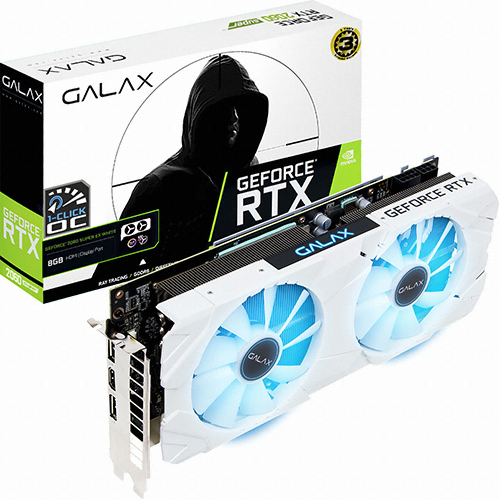 갤럭시 GALAX 지포스 RTX 2060 SUPER EX WHITE OC D6 8GB_이미지