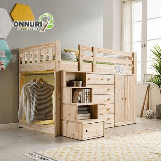 토비 옷장형 벙커침대 S