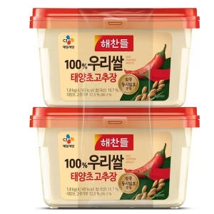 해찬들 우리쌀로 만든 태양초 골드 고추장 1.8kg_이미지