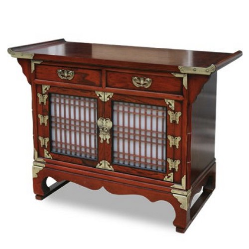 대신물산 TV장식장 대나무 창살 TV장식장(3단) 820