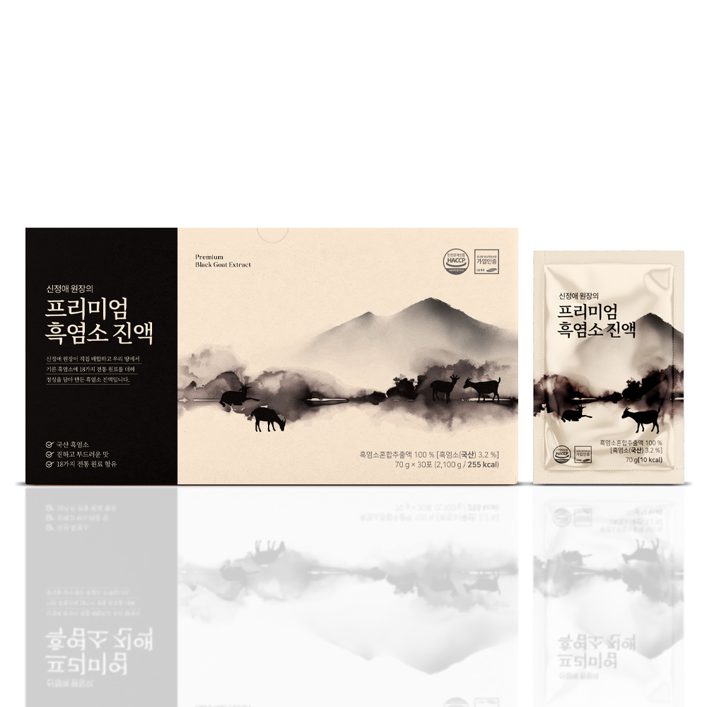 엔에이치바이오 신정애 원장의 프리미엄 흑염소 진액 70g 30포
