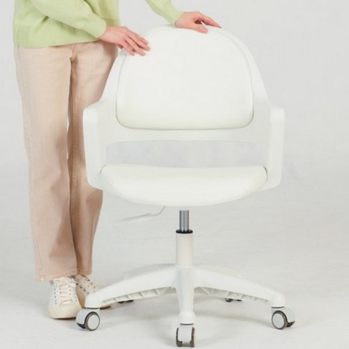 유어사이즈 트위지 책상 의자 (인조가죽등판)