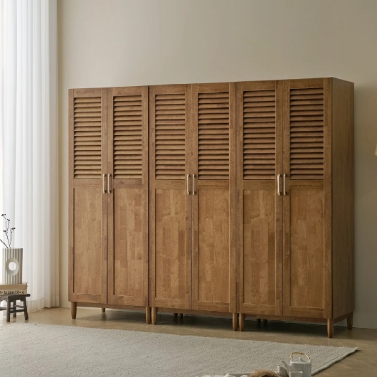 나무뜰 루멘 루바 갤러리 원목 수납 옷장 2400