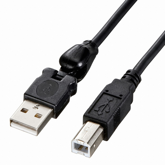 산와서플라이 3D USB2.0 AM-BM 케이블 블랙