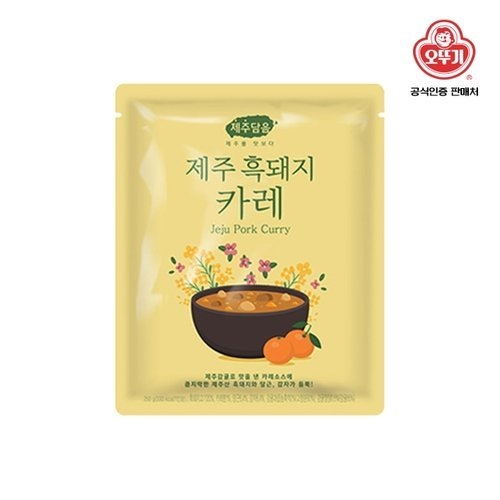 오뚜기 제주담음 제주 흑돼지 카레 250g (12개)_이미지