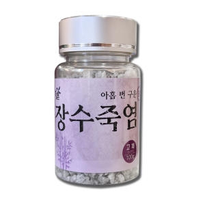 일촌 9회 장수죽염 알갱이 100g-구회 구죽염 용융소금_이미지