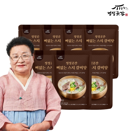 다담 정성곳간 강순의 명인의 뼈 없는 스지 갈비탕 700g (7개)