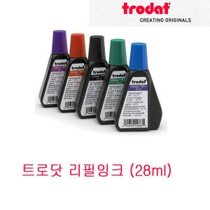 트로닷 자동스탬프 잉크 리필잉크 수성 28mm_이미지