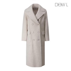  듀엘 더블버튼 빅카라 루즈핏 롱코트_D194MSG528