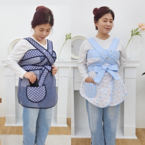 알짜맘 누빔 일자형 7부 포대기_이미지