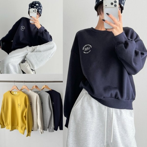 기모작은스마일맨투맨 511V729S 빅사이즈 여성의류