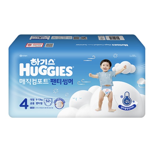 하기스 2024 매직컴포트 썸머 팬티형 4단계-공용 (312매)_이미지