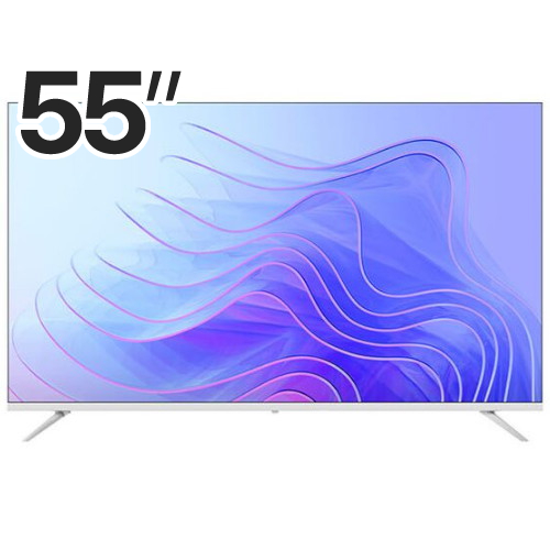 이노스 55UHD QLED 화이트에디션 스마트 AI 구글3.0 (스탠드)_이미지