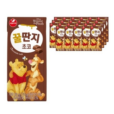 서울우유 초코 꿀딴지 180ml (144개)_이미지