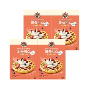 CJ 백설 와플믹스 450g x4개이미지입니다. 누르면 해당 게시물로 새창이동합니다.