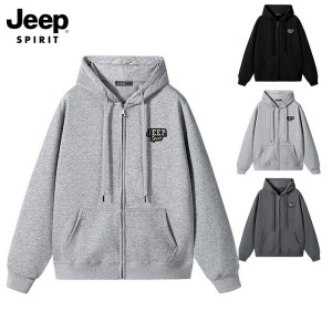 JEEP 스피릿 spirit 스피릿 남.여 공용 기모 후드집업 JPHJ26AXW310R/항공화물운송_이미지
