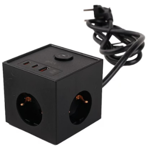 ��Ŭ��Ŀ Ÿ�� 3�� 16A ���ν���ġ USB ť���� ���뷮 ��Ƽ��