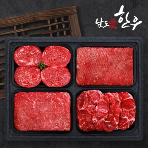 한결푸드 남도애한우 1등급 알찬정육세트 1.6kg (1개)_이미지
