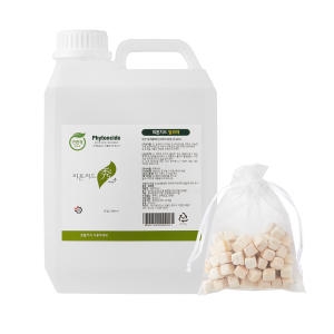 피톤치드수 국내산 피톤치드 편백수 편백오일 스프레이 천연탈취제 2L+편백큐브