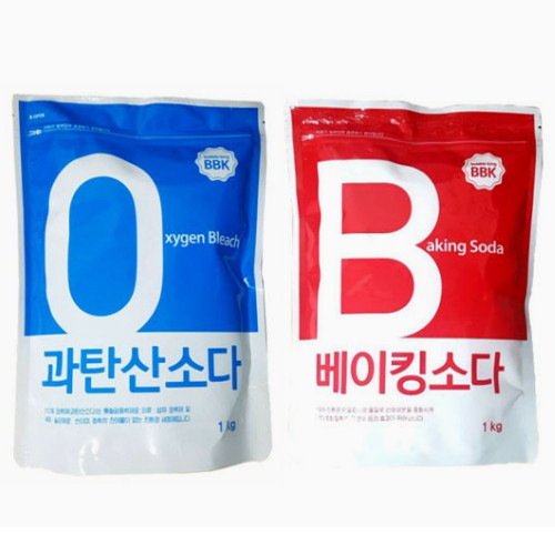 과탄산소다 1kg + 베이킹소다 1kg