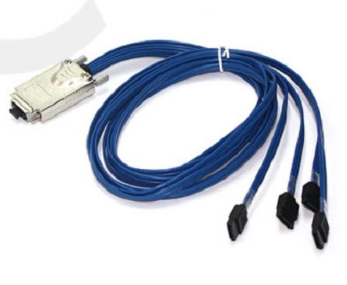 라이트컴 COMS C3532 SAS to 4 SATA 케이블 (1m)_이미지