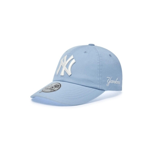 카리나PICK 25N 공용 시그니처 언스트럭쳐 볼캡 NY L.SKY BLUE 3ACPB245N-50SBL