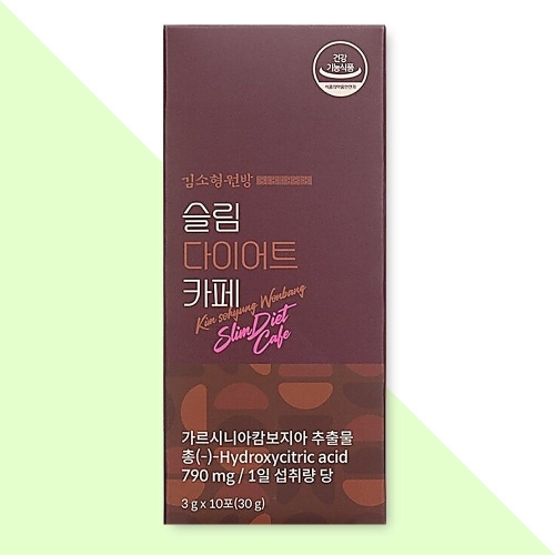 엔에이치바이오 김소형원방 슬림다이어트 카페 3g 10포 (1개)
