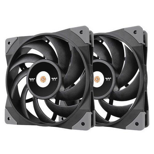 써멀테이크 TOUGHFAN 14 라디에이터 팬 (2팩, 블랙)