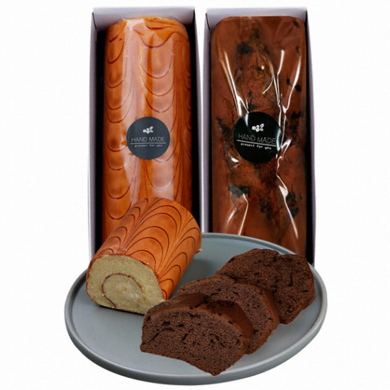 한올식품 경성명과 롤 케이크 500g+초코파운드 480g (1개)