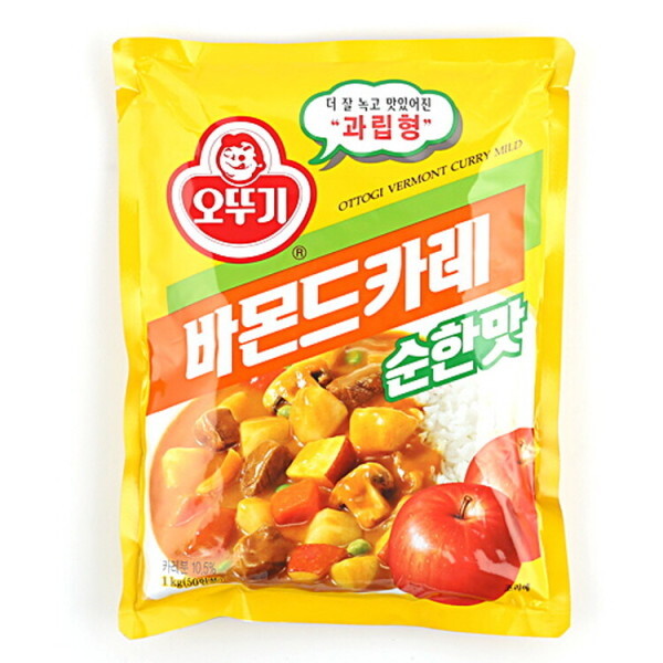 오뚜기 바몬드 카레 순한맛 1kg (3개)_이미지