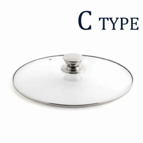 [불명] 강화 유리뚜껑 C형 (30cm)_이미지