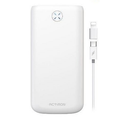 액티몬 보조배터리 MON-P-K20000 20000mAh (C타입 케이블+8핀 젠더)_이미지
