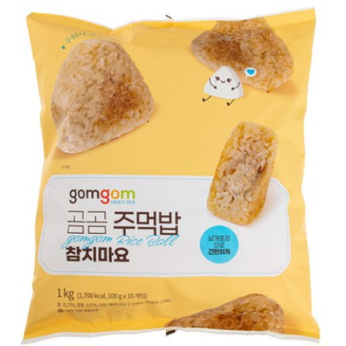 곰곰 주먹밥 참치마요 1kg (4개)_이미지